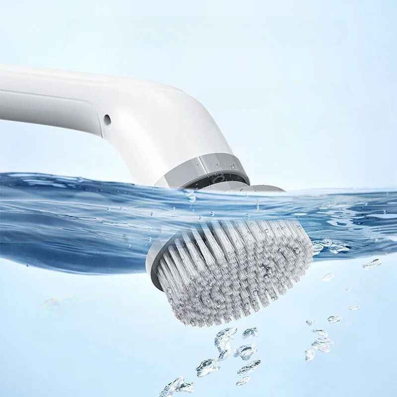 Escova Elétrica de Limpeza Giratória e Ajustável - 7 em 1
