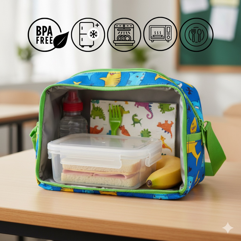 Kit Zero Vazamento - 10 Potes Plásticos com Travas Laterais