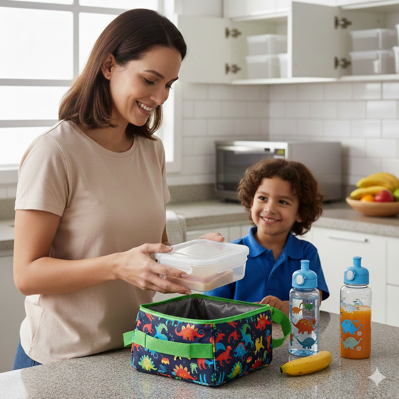 Kit Zero Vazamento - 10 Potes Plásticos com Travas Laterais