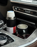 Garrafa Térmica Inox 500ml HESTARE – Kit Premium com 1 ou 3 Xícaras | Mantém Bebidas Quentes e Frias